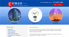 Desktop Screenshot of enman.com.au