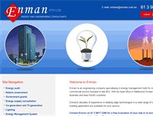 Tablet Screenshot of enman.com.au